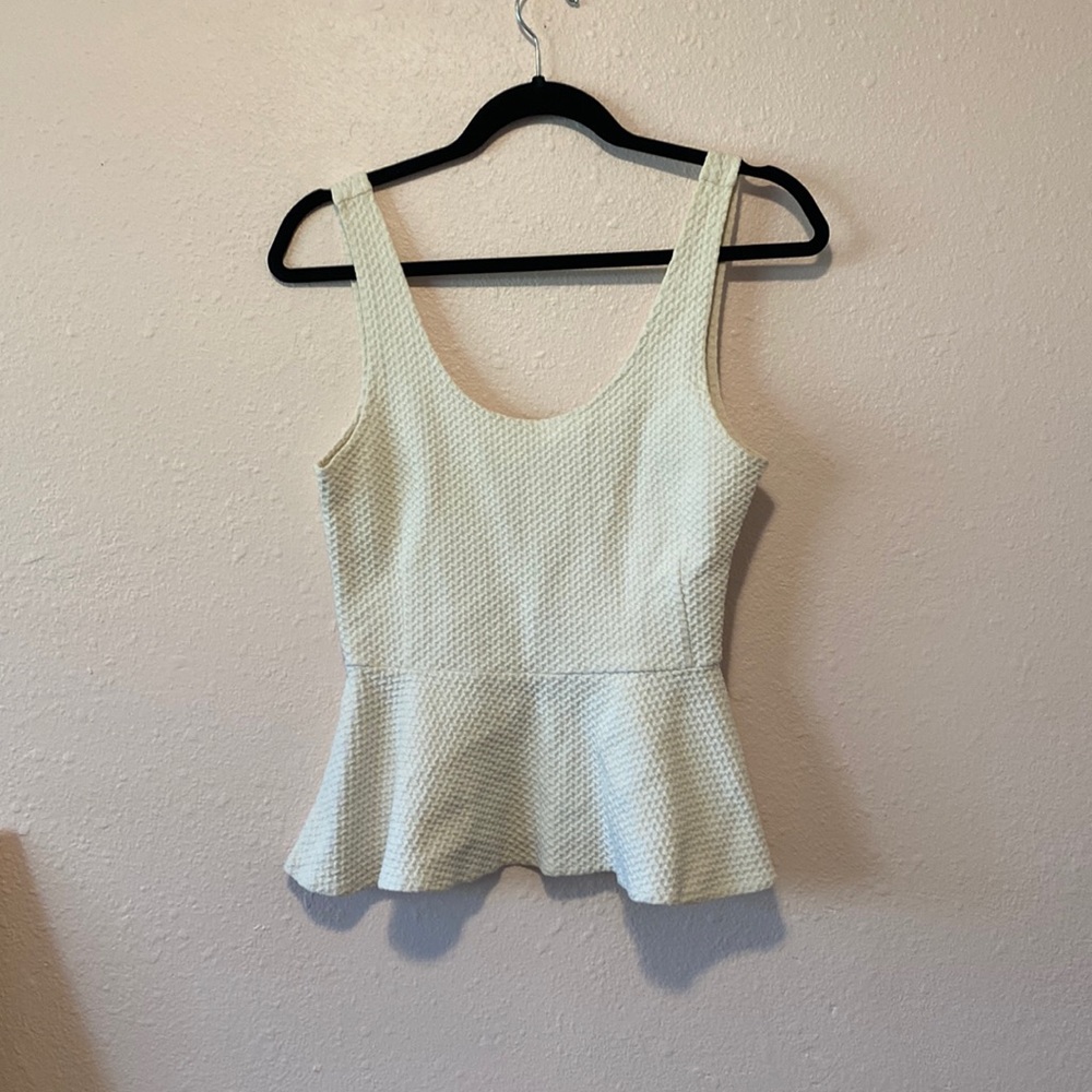 Anthropologie Peplum Tank Top